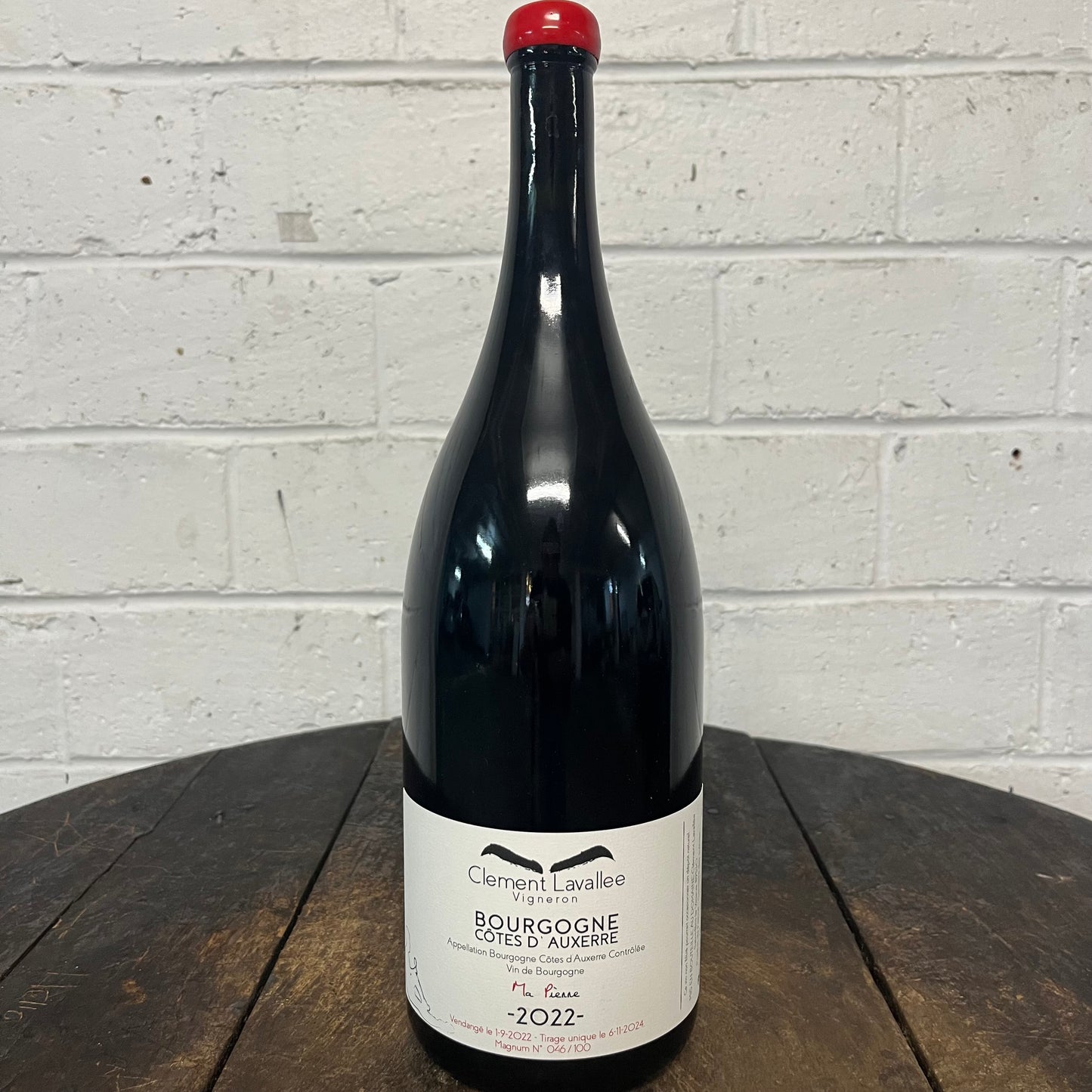 Bourgogne Cotes d'Auxerre Rouge "Ma Pierre" Rouge MAGNUM 2022 | Clément Lavallée